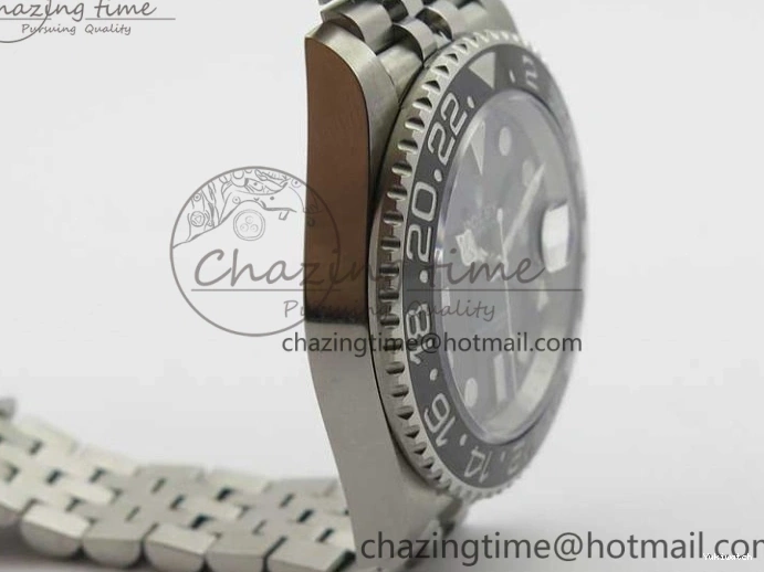 Ceramic D1F 116710 LN 904L SA3186 Jubilee Edition Best 1:1 On II Bracelet GMT-Master Black 0326